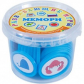 Игра для детей 3+ Мемори "Морские животные" (24 фишки)