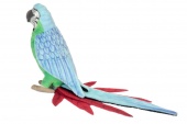 Попугай зеленый, 37 см