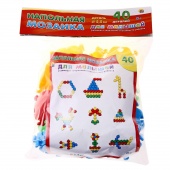 Мозаика напольная для малышей в пакете, 40 элементов