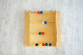 Тактильно-развивающая панель с текстурами «Цветные шарики»