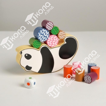 Развивающая игра балансир «Панда» 15×15×2 см