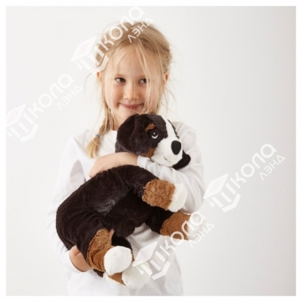 Мягкая игрушка «Бернская овчарка» белый ХОППИГ, 36 см