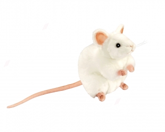 Белая мышь, 16 см
