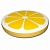 Мат круглый D100 «Лимонная долька»