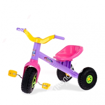 Велосипед трёхколёсный «Ветерок», фиолетовый