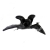 Мягкая игрушка «Летучая мышь», чёрная, парящая, 37 см