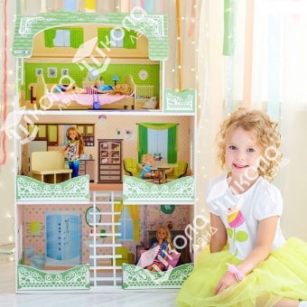 Кукольный домик «Луиза Виф», с мебелью
