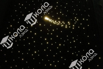Ковёр настенный фибероптический ЗВЁЗДНОЕ НЕБО 1,45х1 м., 75 звёзд