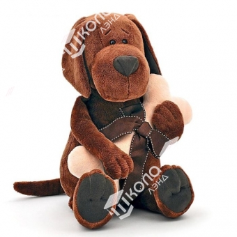 Мягкая игрушка «Пёс Барбоська» с косточкой, 25 см