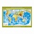 Физическая карта Мира (113х182) глянцевое 1-стороннее ламинирование