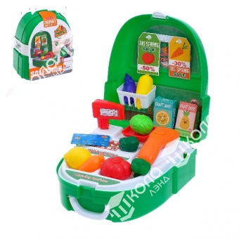 Игровой набор «Овощной магазин» в чемодане