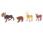 Набор животных «Лесные звери», 4 фигурки