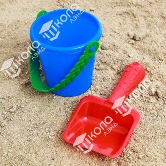 Набор для игры в песке №32: ведёрко, лопатка, МИКС
