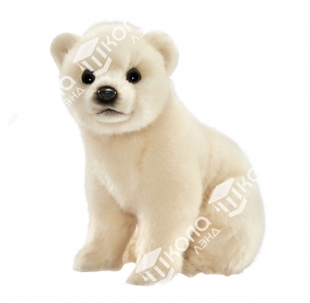 Медвежонок белый, 24 см