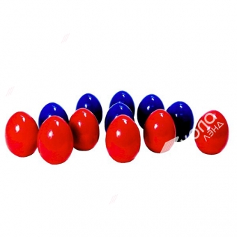 Развивающая игрушка "Счетный материал. Яйца" (красный, синий)