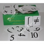 Комплект "Цифры, буквы, знаки с магнитным креплением" для начальной школы