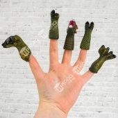 Фигурки на пальцы пальчиковый театр «Динозавр» 2,5х16,5х20 см, 4736796