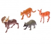 Набор животных «Обитатели природы», 4 фигурки