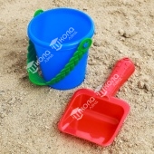 Набор для игры в песке №32: ведёрко, лопатка, МИКС