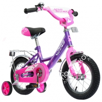Велосипед 12" Novatrack Vector, 2020, цвет лиловый