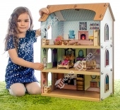 Конструктор «Кукольный домик София» без мебели и кукол