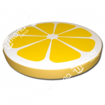 Мат круглый D100 «Лимонная долька»