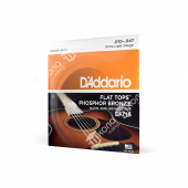 Струны для акустической гитары D'ADDARIO EFT 15