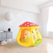 Игровая палатка «Сказочный домик», цвет красно-жёлтый