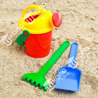 Набор для игры в песке, лейка 350 мл, цвета МИКС