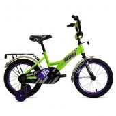 Велосипед 16" Altair Kids, 2020, цвет ярко-зелёный/фиолетовый