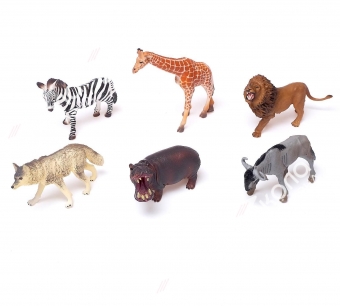 Набор животных «Звери Африки», 6 фигурок