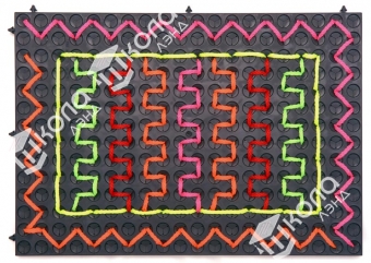 Набор Узорная шнуровка №2 (Набор черных панелей для создания композиций)