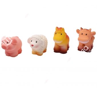 Набор резиновых игрушек «Домашние животные»